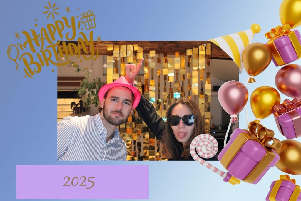 Modèle ballon cadeau photobooth